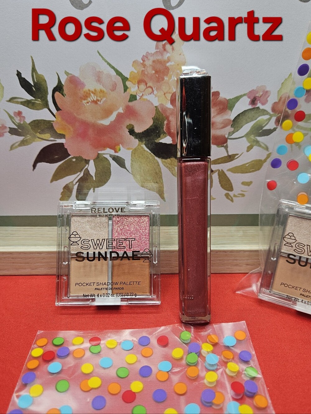 Pick 1 - Relove Sweet Sundae Eyeshadow Palette & Lip Gloss Set | New - Picture 5 of 6